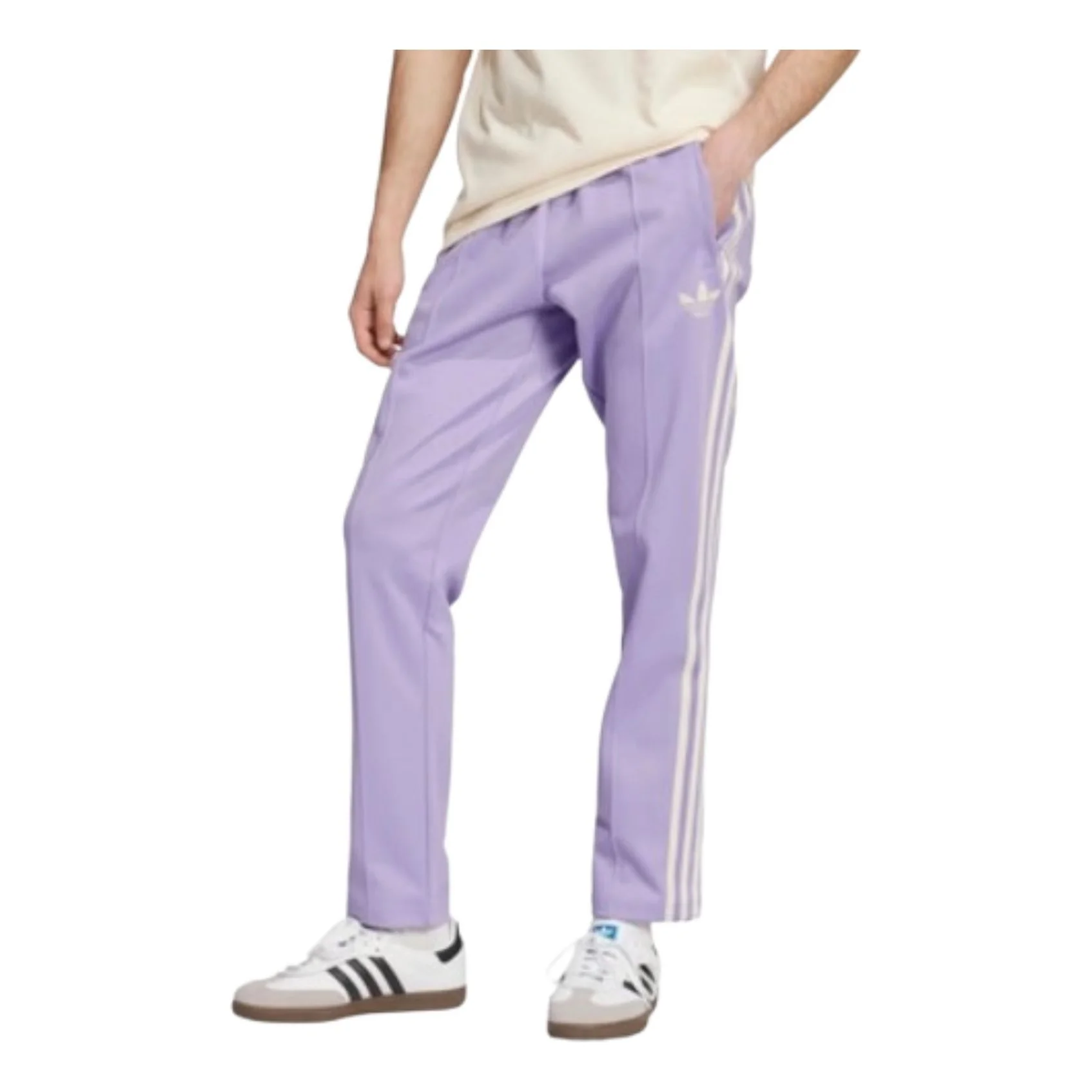 adidas Real Madrid Track Pants Asia Sizing 'Purple White' IY0050