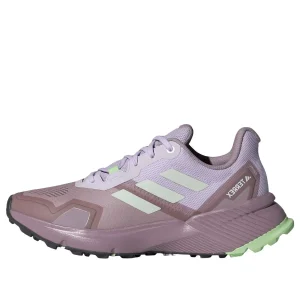 (WMNS) adidas Terrex Soulstride Trail 'Preloved Fig Green' ID7762