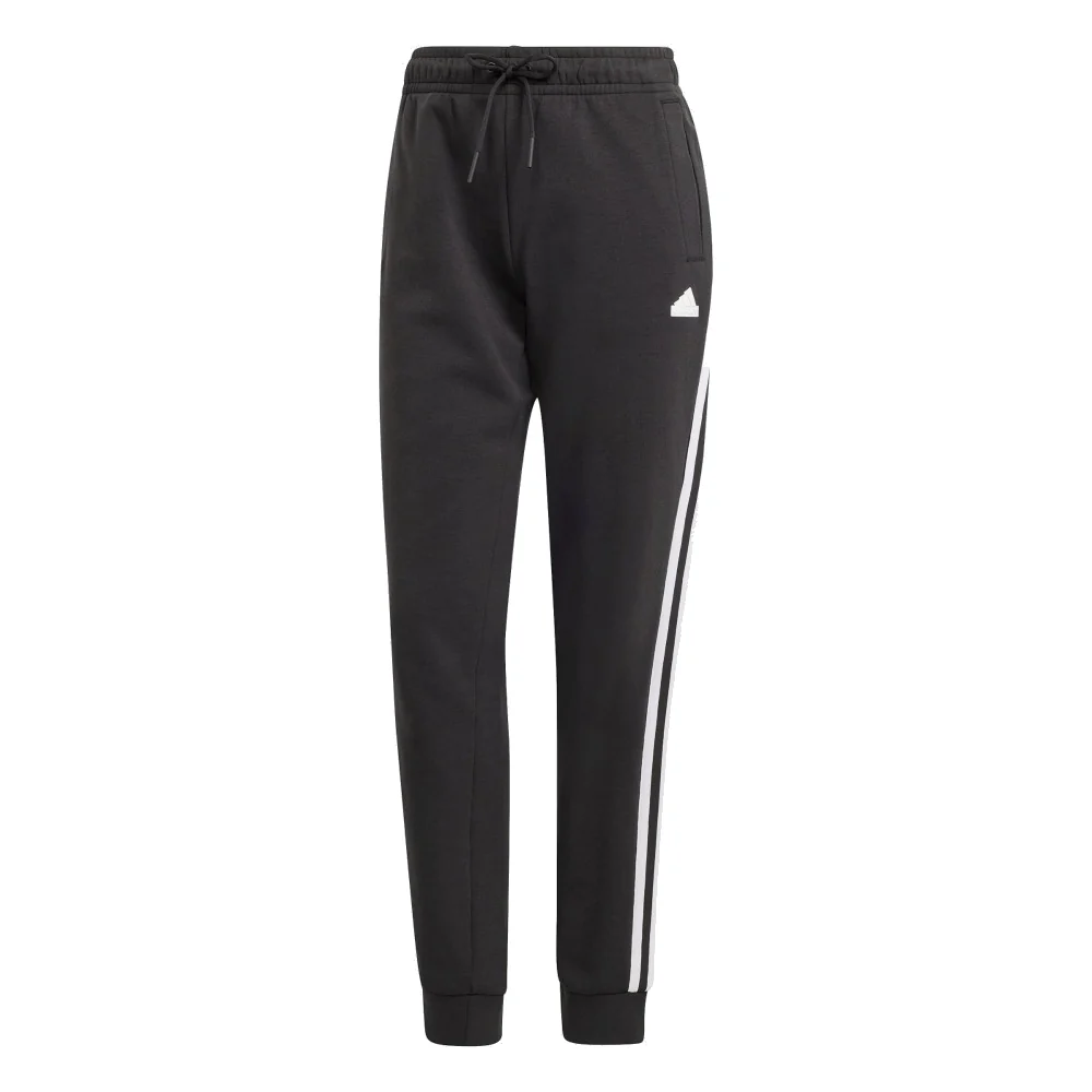 (WMNS) adidas Future Icons 3-Stripes Regular Pants Asia Sizing 'Black White' IN9479