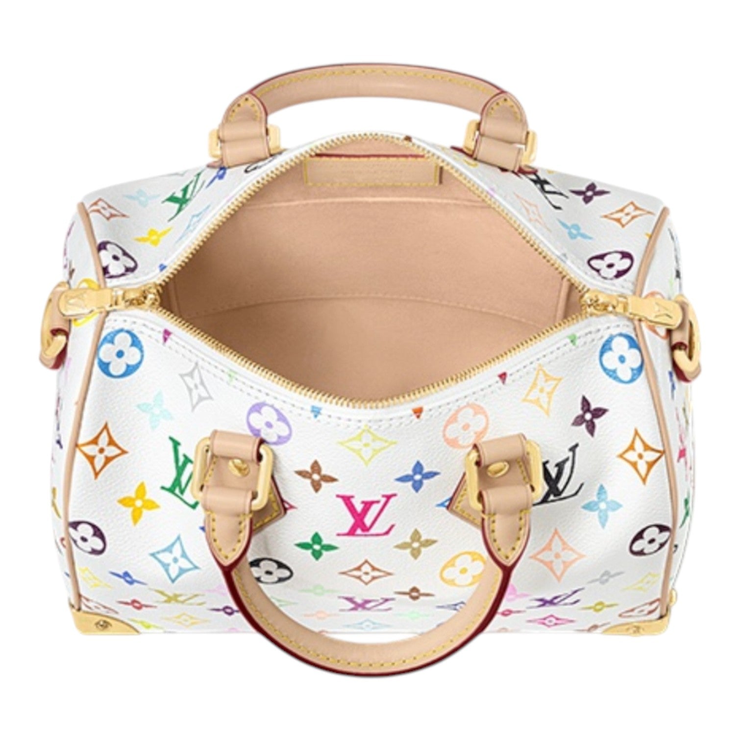 LOUIS VUITTON x Takashi Murakami Speedy Bandouliere 25 'White Multicolored' M13085 - Image 4
