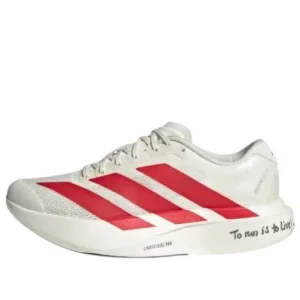 (WMNS) adidas Adizero EVO SL 'Off White Better Scarlet Core Black' JS1183