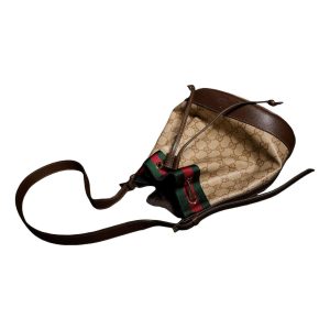 (WMNS) Gucci Venice Small Bucket Bag 'Sand Brown' A002GW-FAF79-8547