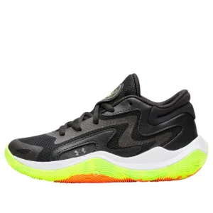 (PS) Under Armour Jet '25 'Metallic Black Hyper Green' 6001588-002