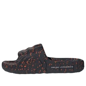 adidas Adilette 22 Asia Sizing 'Black Orange' IG9262