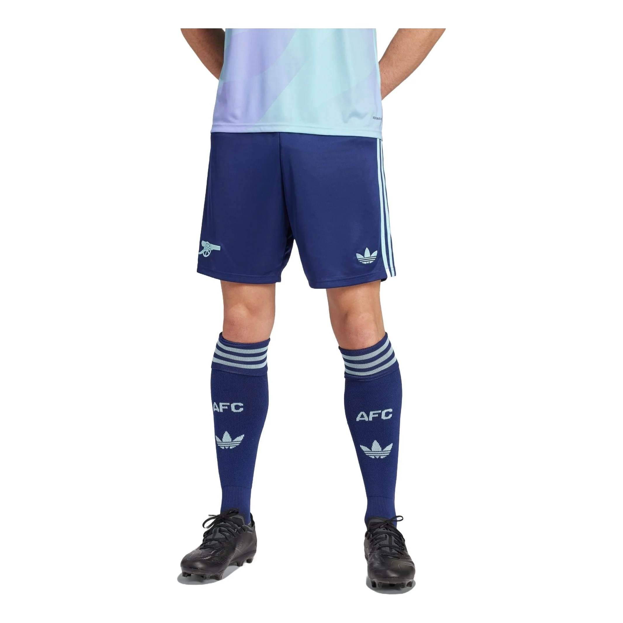 adidas Arsenal 24/25 Third Shorts Asia Sizing 'Blue' IZ0111