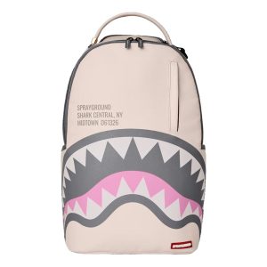Sprayground Shark Central Rose DLXSV Backpack 'White Black' W1035715