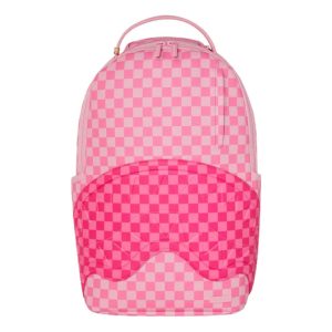 Sprayground Pink Sharks In Paris Patch Backpack 'Pink' B8717