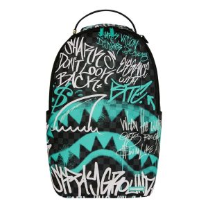 Sprayground Spray Poetry III dlxsv Backpack 'Multicolor Water Green' 45116180660400