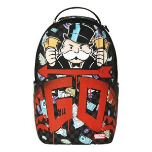 Sprayground x Monopoly Time To Go Backpack 'Black Multicolor' G6916-64