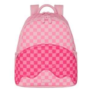 Sprayground Pink Sharks In Paris Patch Savage Backpack 'Pink' B9013