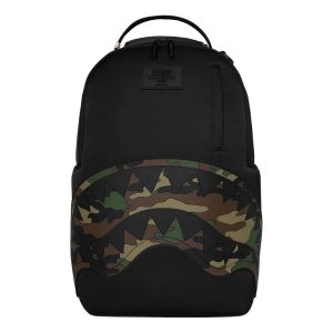 Sprayground Shark Central Ghost Mode Backpack 'Black Camo' G6842-64