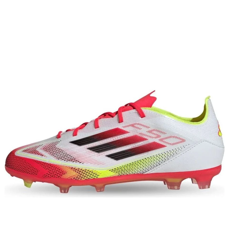 (GS) adidas F50 Elite FG 'Pure Victory Pack White Yellow Neon Red' IE1305