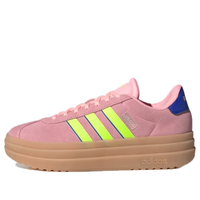 (WMNS) adidas VL Court Bold 'Pink Spark Lucid Lemon' IH8089