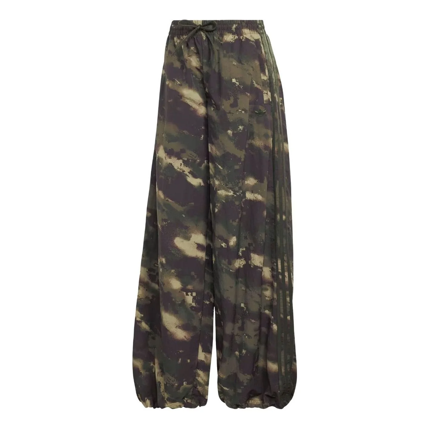 (WMNS) adidas Camouflage Adilenium Sweatsuit Pant Asia SIzing 'Night Cargo Aurora Coffee Olive Strata' LF3003