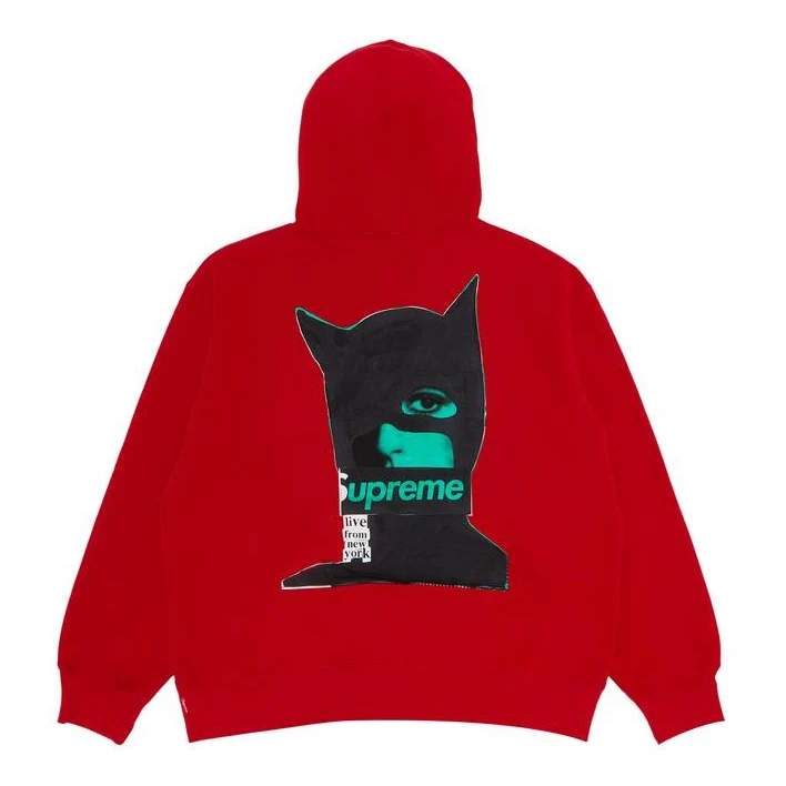 Supreme Catwoman Hooded Sweatshirt 'Red' FW23SW118-RED
