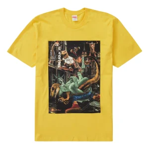 Supreme SS23 T-Rex T-Shirt 'Yellow' SUP-SS23-TREX-YELLOW