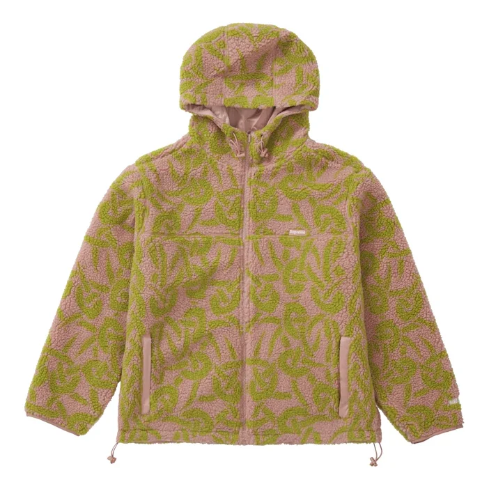 Supreme Celtic Knot Reversible Windstopper Fleece Hooded Jacket 'Pink' SUP-FW21-234-TAN
