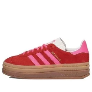 (WMNS) adidas Gazelle Bold 'Collegiate Red Lucid Pink' IH7496