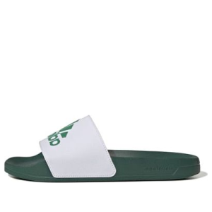adidas adilette Asia Sizing 'White Green' JI4758