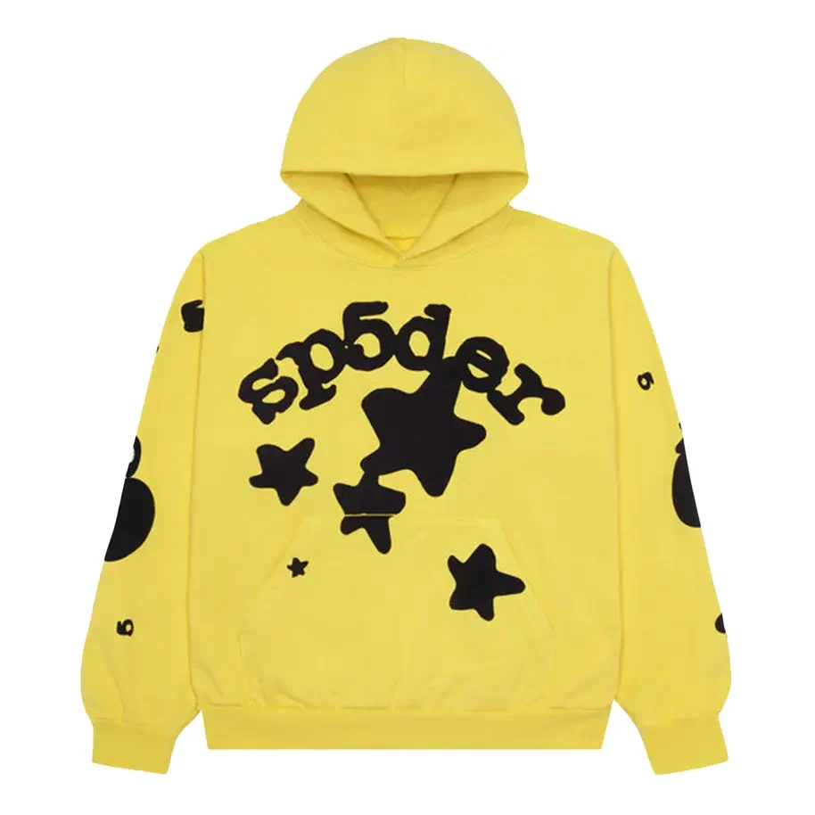 Sp5der Beluga Hoodie 'Gold' 2406-1SS230106BH-GOLD