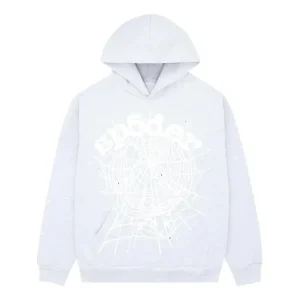Sp5der OG Web Hoodie 'Heather Grey' 2406-1FW230106OWH-HEAT
