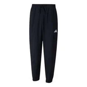adidas Essentials Small Logo Cargo Pants Asia Sizing 'Black' JF3538