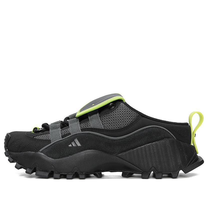 adidas Seeulater Mule Asia Sizing 'Black Green' JR2456