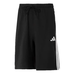 adidas Essential 3-Stripes Single Shorts 10-Inch Asia Sizing 'Black' JE6405