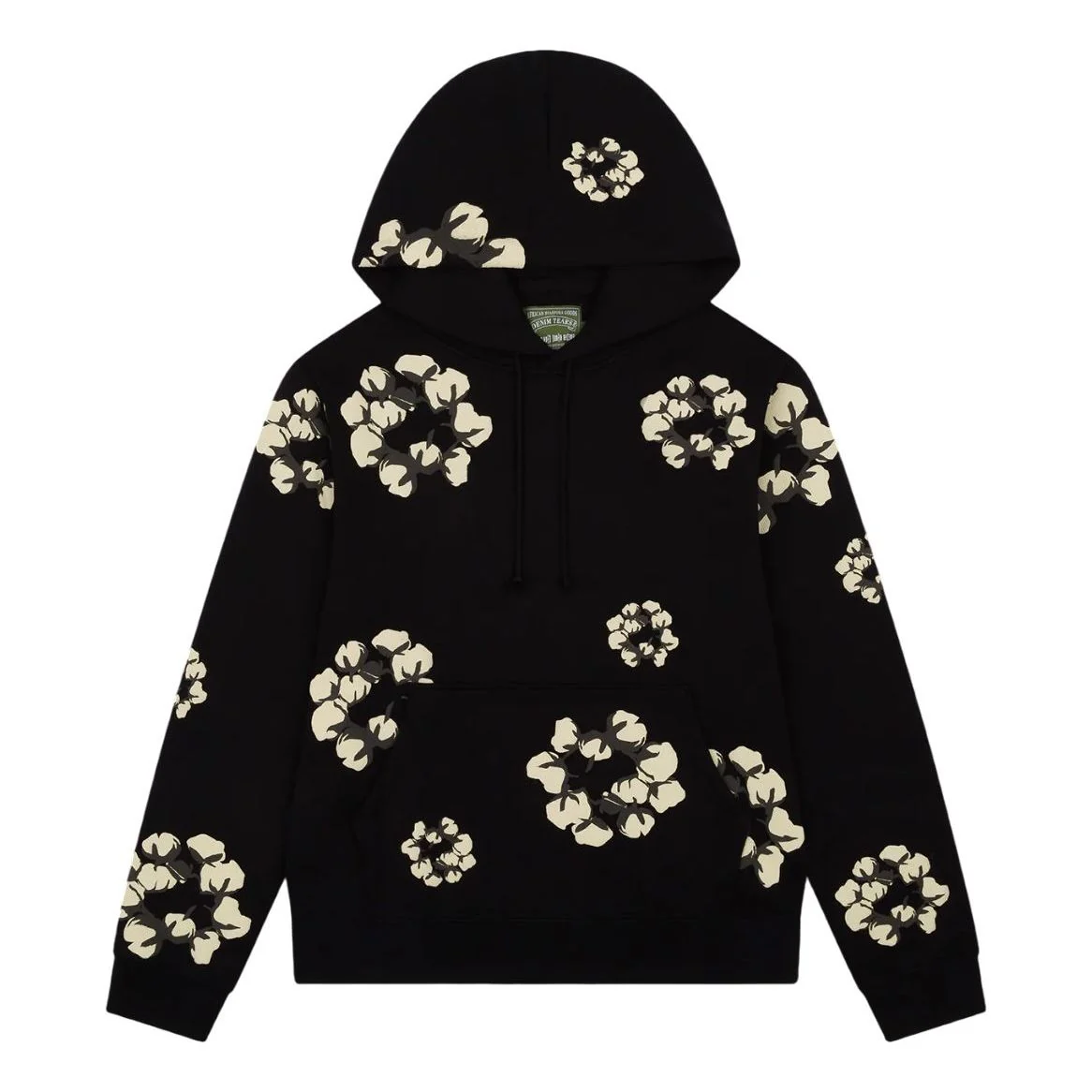Denim Tears x Cactus Plant Flea Market Cotton Wreath Hoodie 'Black' DTCT-6048