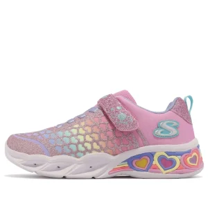 (PS) Skechers Sweetheart Lights 'Pink Multi' 302312-LPKMT