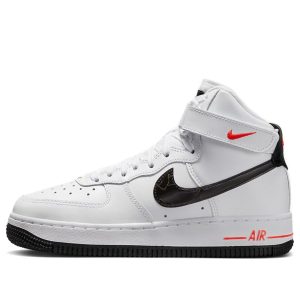 (GS) Nike Air Force 1 High 'White Black Bright Crimson' FD1019-100