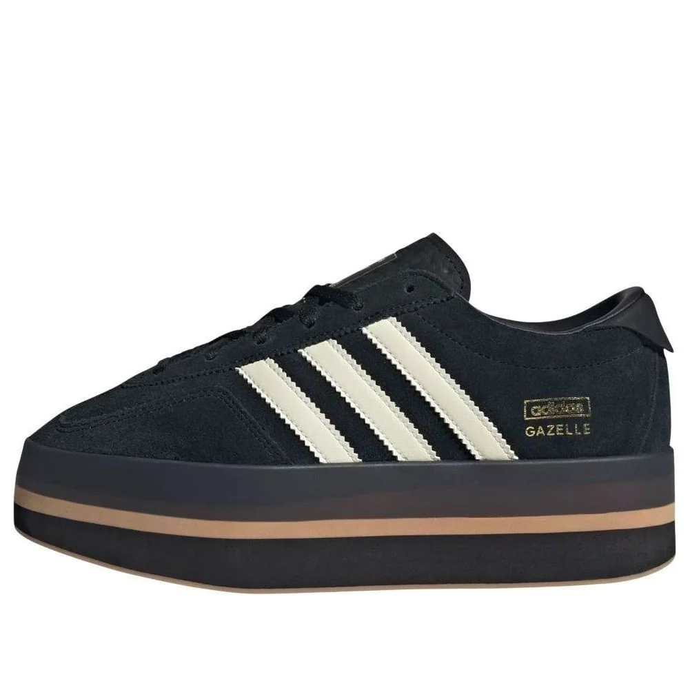 (WMNS) adidas Gazelle Stack 'Core Black Cream Gum' JS0239