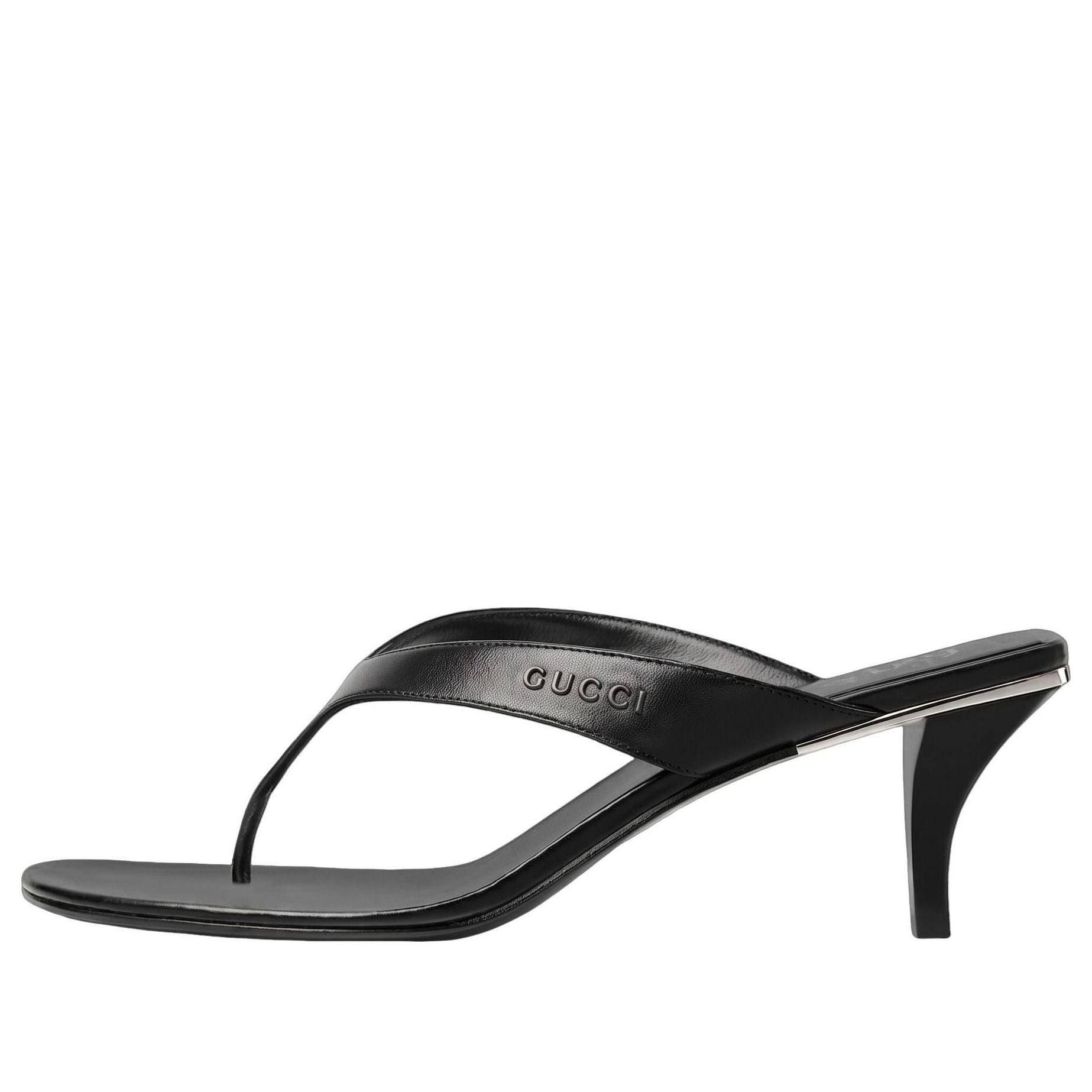 (WMNS) Gucci Vittoria Thong 'Black' 865403-C9D00-1000