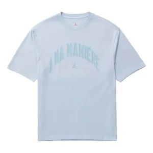 Air Jordan x A Ma Maniere T-Shirt Asia Sizing 'Light Armory Blue' HF0539-440