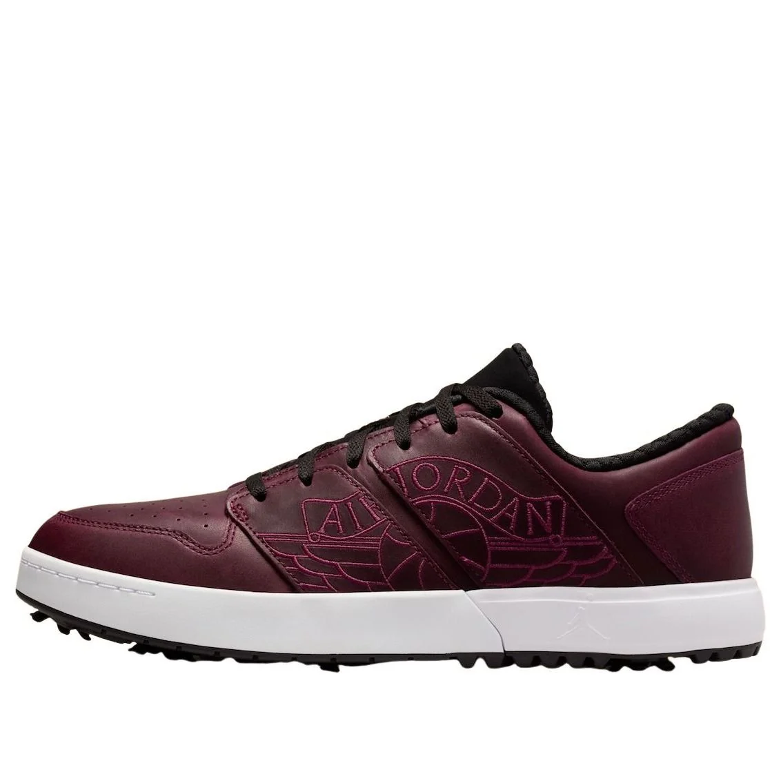 Air Jordan Nu Retro 1 Low Golf 'Bordeaux White Black' IB1809-100