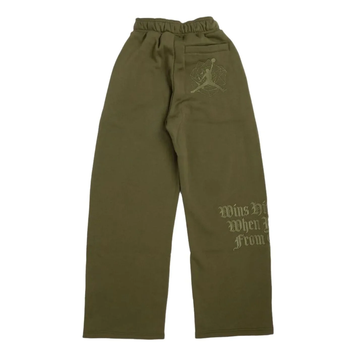 Jordan x Teyana Taylor Fleece Trousers 'Rough Green' IQ3844-326