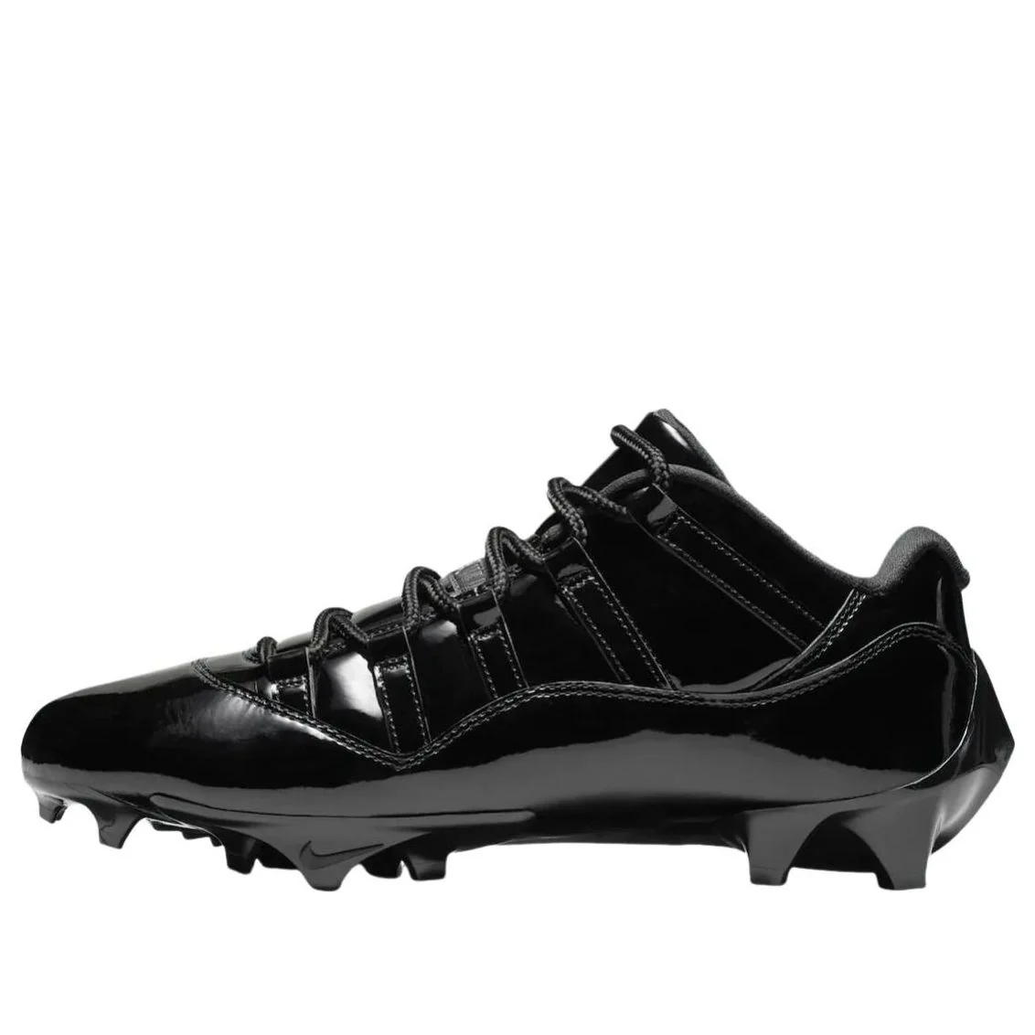 Air Jordan 11 Low TD Cleat 'Black Patent' IQ8113-001