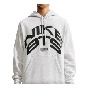 Nike x BTS Fleece Pullover Hoodie 'Birch Heather' JA8525-051