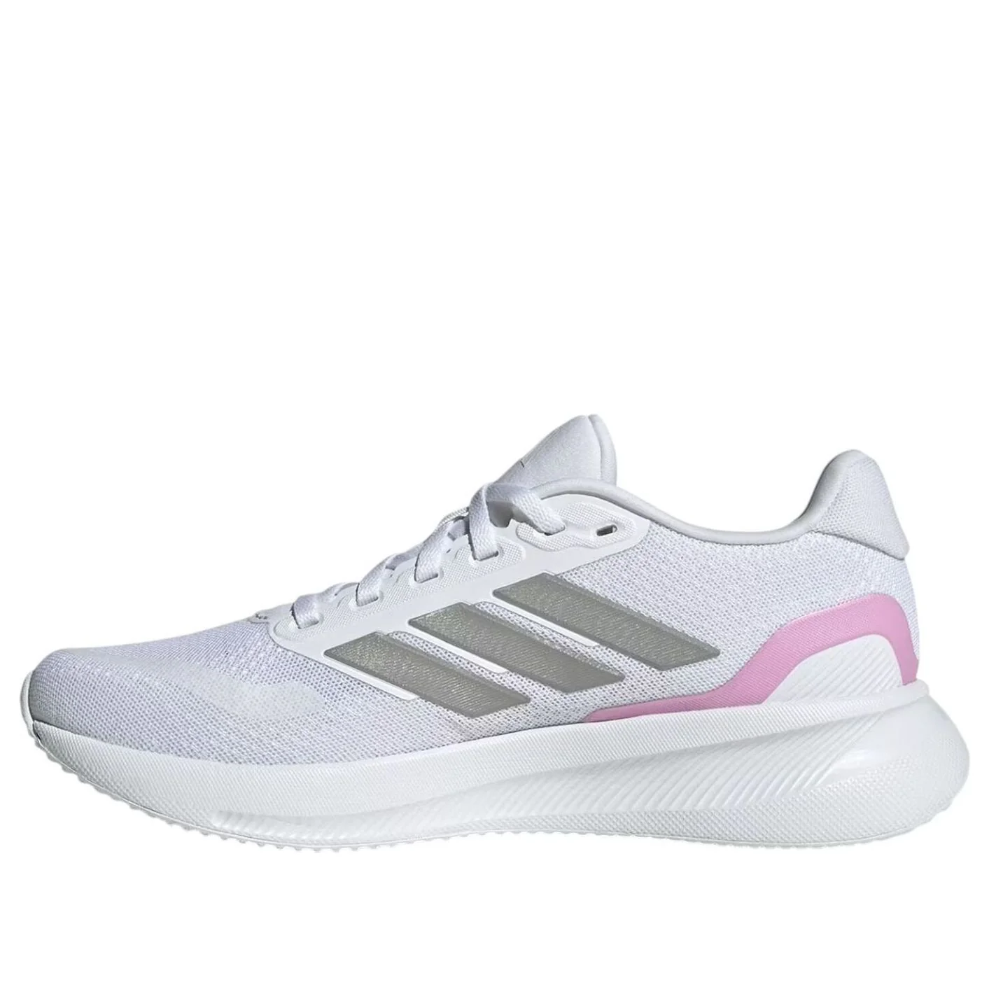 (WMNS) adidas Runfalcon 5 Wide 'White Solid Grey Pink' JH6015