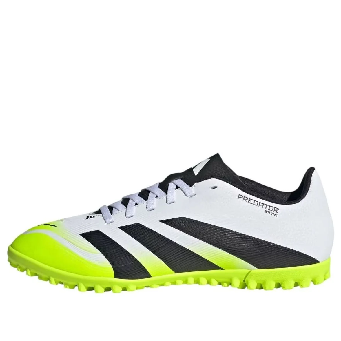 adidas Predator Club Turf 'Cloud White Lucid Lemon' JH8854