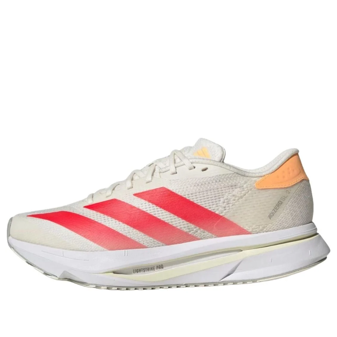 (WMNS) adidas Adizero SL2 'White Lucid Red Acid Orange' JQ3132