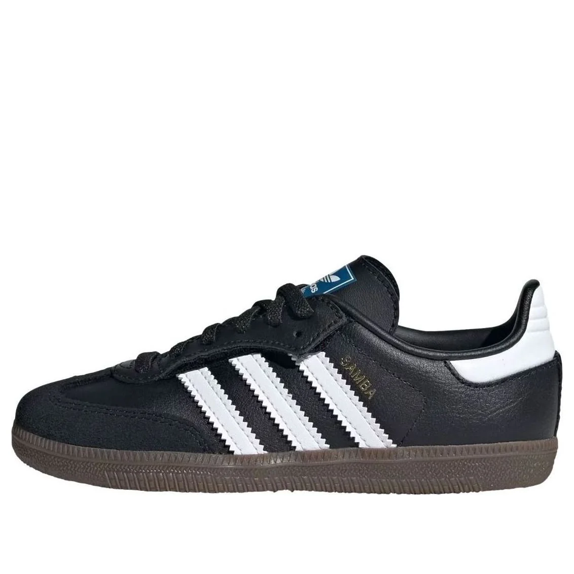 (PS) adidas Samba OG Elastic Lace 'Black White' JQ6390