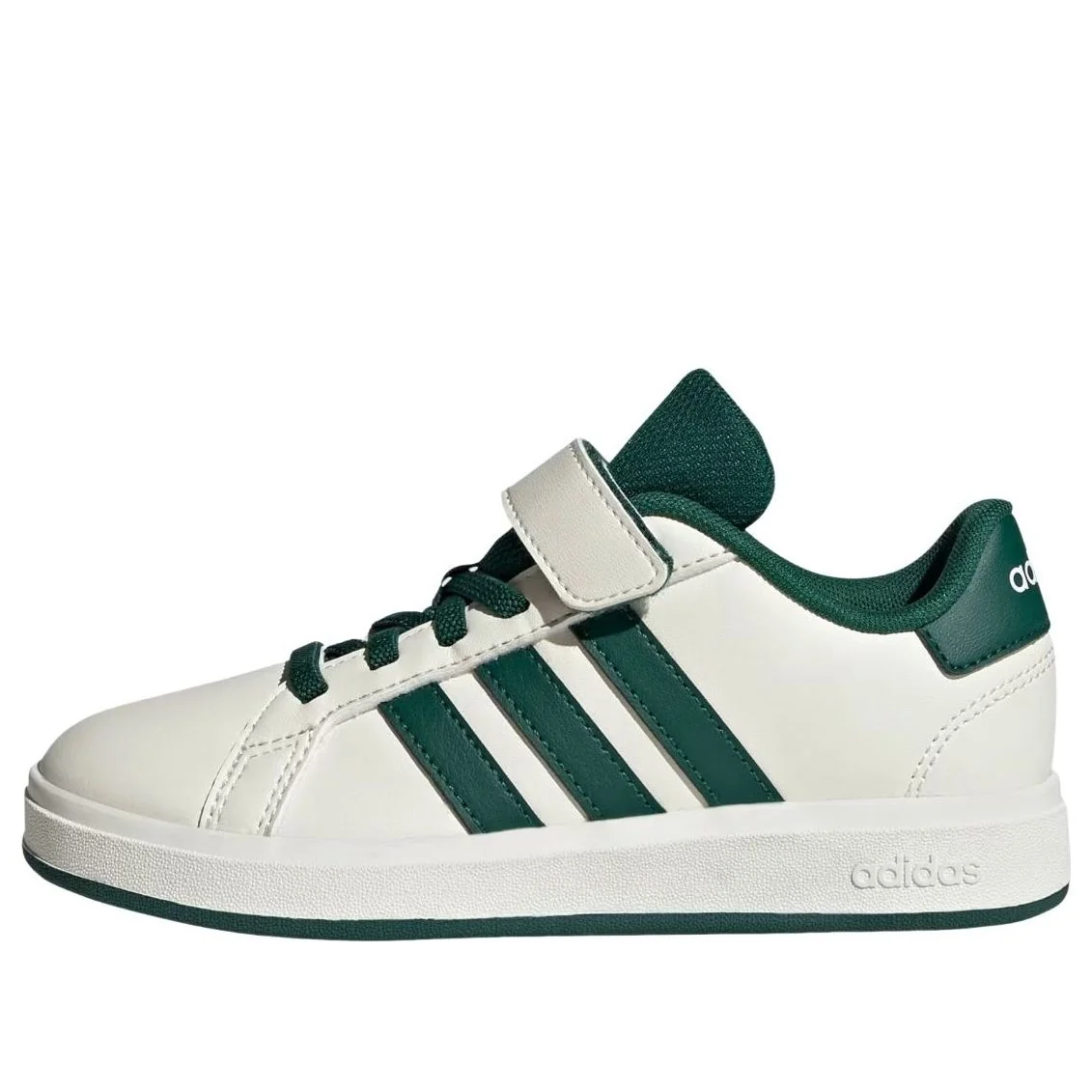 (PS) adidas GrandCourt 2.0 'Off White Collegiate Green' JQ8004