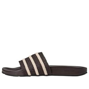 adidas x Wales Bonner Adilette Slides Asia Sizing 'Dark Brown' JR0229