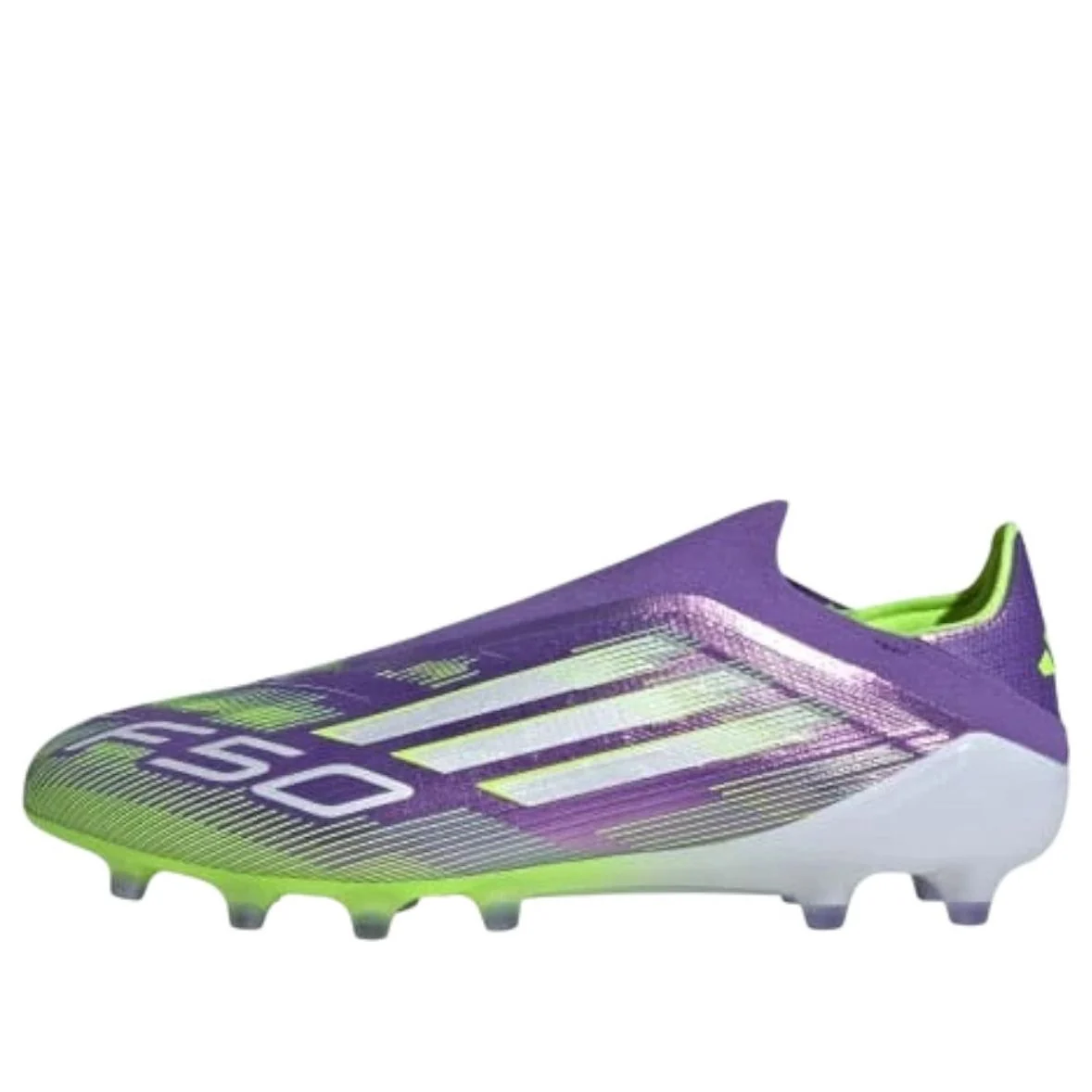adidas F50 Elite Laceless AG 'Purple Rush Cloud White Lucid Lemon' JR5364