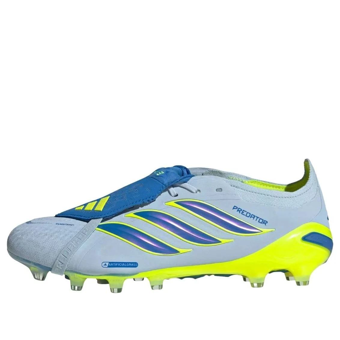 adidas Predator Elite Fold-Over Tongue AG 'Crystal Sky Ray Blue Solar Yellow' JR5900