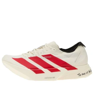 (WMNS) adidas Adizero Adios Pro 4 'White Better Scarlet Black' JR6350