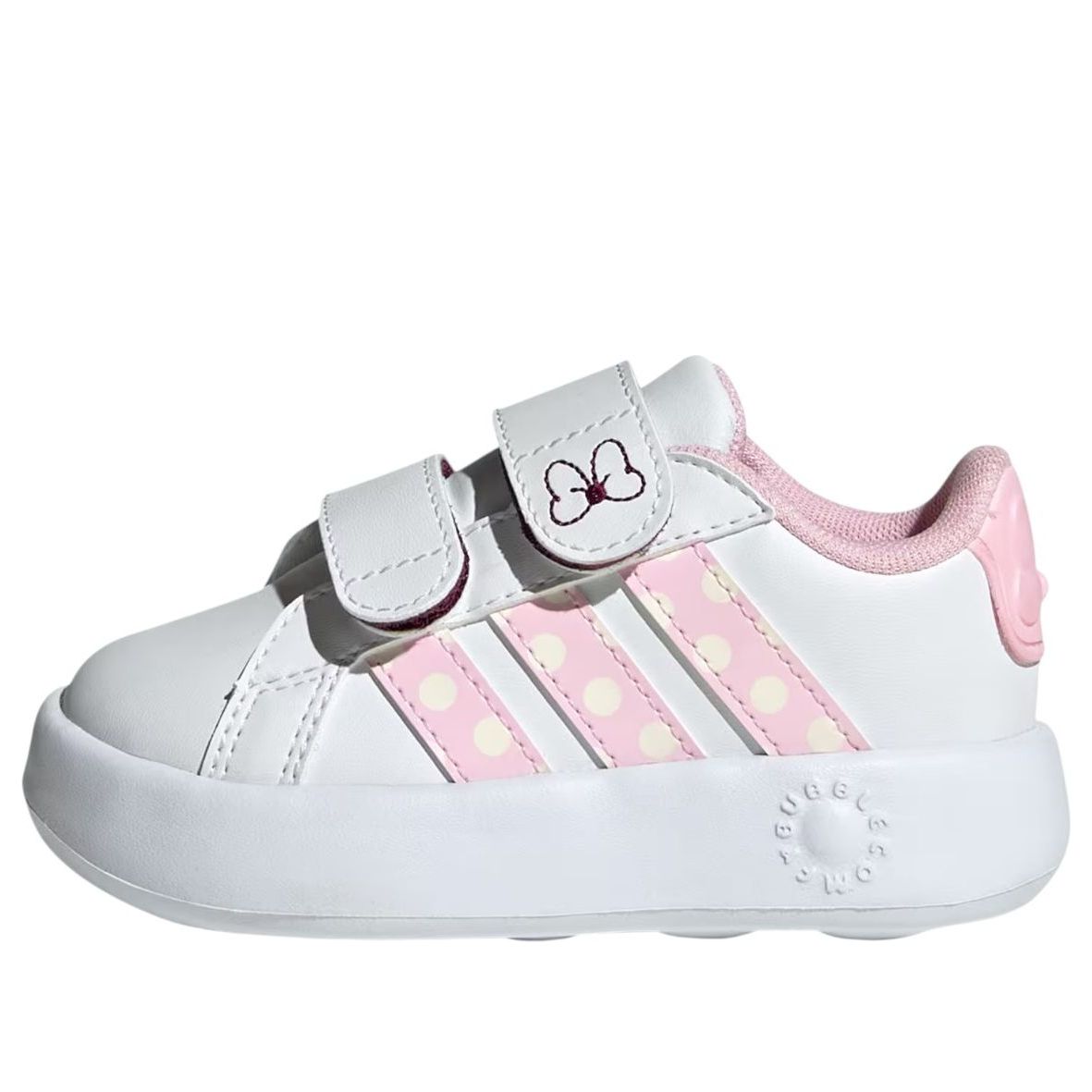 (TD) adidas x Disney Minnie Mouse Grand Court 'Cloud White Clear Pink' JR8130