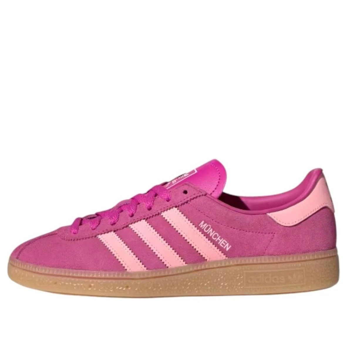 (WMNS) adidas Muenchen 'Semi Lucid Fuchsia Glow Pink Gum' JS3998