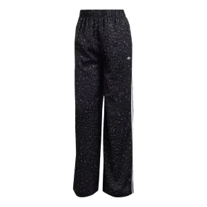 (WMNS) adidas Wide Leg Satin Pants Asia Sizing 'Multicolor Carbon' KA2667